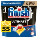 Finish Ultimate All In 1 Lemon Dishwasher Tablets (55 Piece)